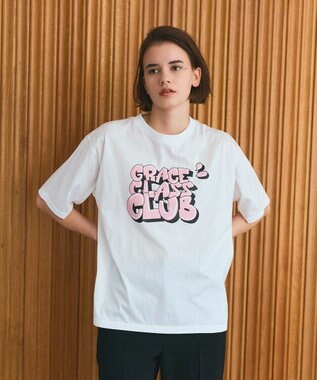 GRACE CONTINENTAL グラフィティプリントTシャツ
