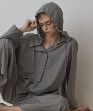 GRACE CONTINENTAL ドルマンフ－ディシャツ グレー