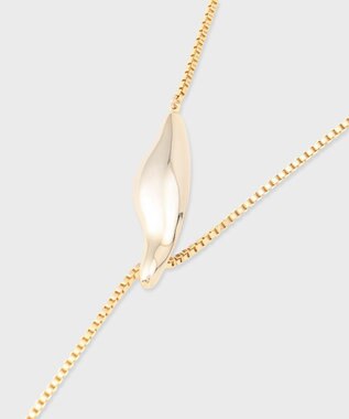 GRACE CONTINENTAL ウェーブメタルラリエットネックレス ゴールド