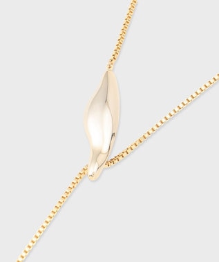 GRACE CONTINENTAL ウェーブメタルラリエットネックレス ゴールド