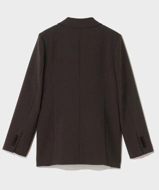 GRACE CONTINENTAL サテンボウ付テーラードジャケット ブラウン