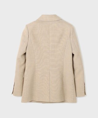 GRACE CONTINENTAL リネンライクダブルジャケット ベージュ