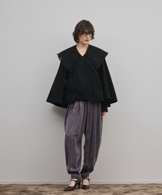 GRACE CONTINENTAL フィブリルバルーンパンツ チャコール