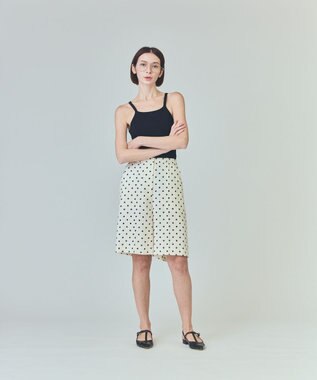 GRACE CONTINENTAL ドットハーフパンツ キナリ