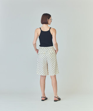 GRACE CONTINENTAL ドットハーフパンツ キナリ