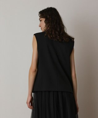 GRACE CONTINENTAL イレヘムジレジャケット ブラック