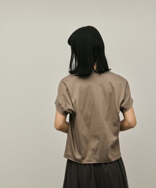 GRACE CONTINENTAL ルーズカットTシャツ ブラウン