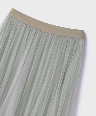 GRACE CONTINENTAL チュールリバーシブルスカート ベージュ