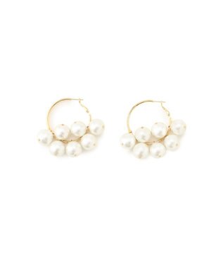 GRACE CONTINENTAL MOY paris Aria ピアス ホワイト