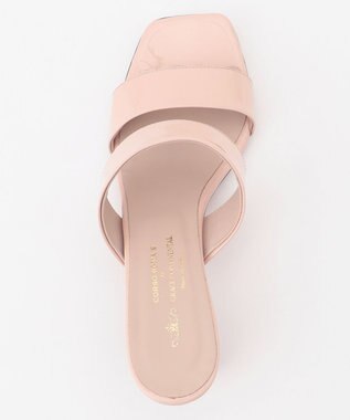 GRACE CONTINENTAL CORSO ROMA パテントサンダル ベージュ