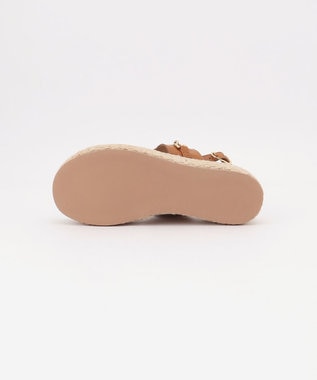 GRACE CONTINENTAL CORSO ROMA ジュートウエッジ ブラウン