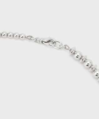 GRACE CONTINENTAL ビーズロングネックレス シルバー