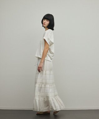 GRACE CONTINENTAL ルーズカットTシャツ ホワイト