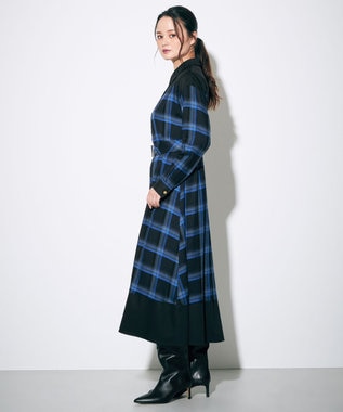 チェックコンビワンピース Grace Continental Grace Continental グレースコンチネンタル 通販 チェックコンビワンピース Grace Continental Grace Continental グレースコンチネンタル 通販