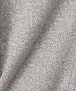 GRACE CONTINENTAL ラメ起毛裏毛トラックパンツ グレー