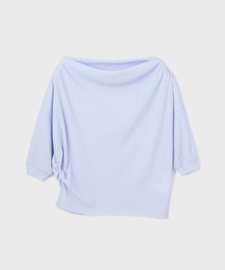 GRACE CONTINENTAL ドレープカットトップ ブルー