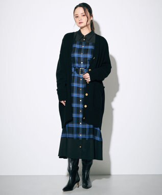 チェックコンビワンピース / GRACE CONTINENTAL | GRACE CONTINENTAL  