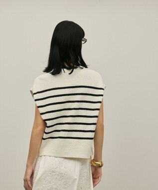 GRACE CONTINENTAL ブークレニットベスト バイカラー