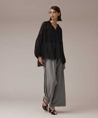 GRACE CONTINENTAL ボリュームカフタントップ ブラック