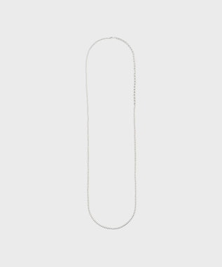 GRACE CONTINENTAL ビーズロングネックレス シルバー