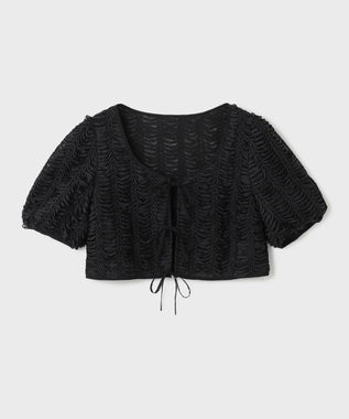 GRACE CONTINENTAL レーススカラトップ ブラック