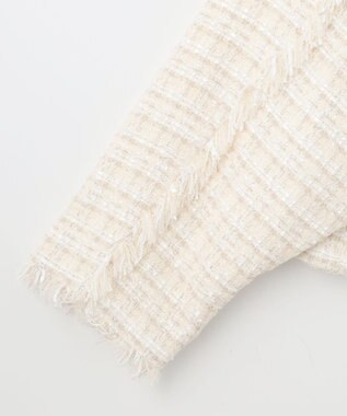 GRACE CONTINENTAL フリンジドルマンジャケット キナリ