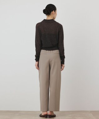 GRACE CONTINENTAL アルパカポロニットトップ ブラウン