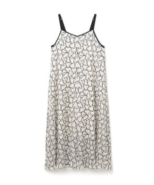 GRACE CONTINENTAL ラインハートキャミワンピース ホワイト