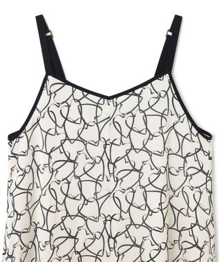 GRACE CONTINENTAL ラインハートキャミワンピース ホワイト