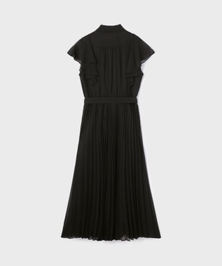 GRACE CONTINENTAL ボウタイプリーツドレス ブラック