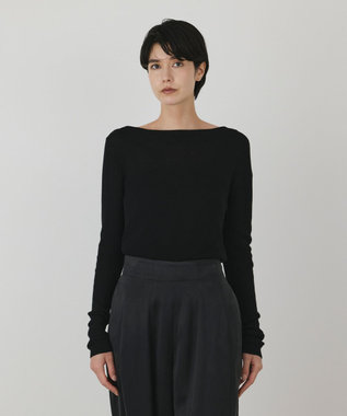 GRACE CONTINENTAL アシメリブニットトップ