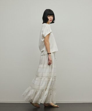 GRACE CONTINENTAL ルーズカットTシャツ ホワイト