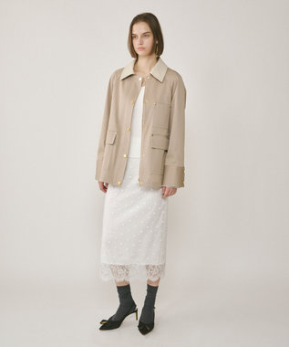 GRACE CONTINENTAL カバーオールジャケット ベージュ