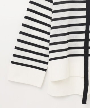 GRACE CONTINENTAL マリンボウタイニット ホワイト