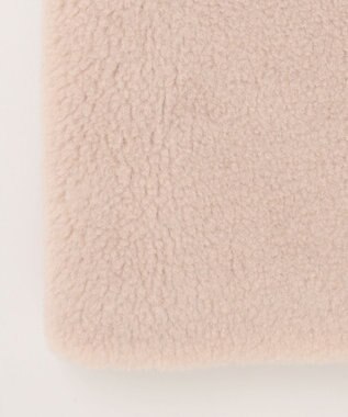 GRACE CONTINENTAL ノーカラーボアムートンコート ベージュ