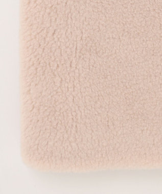 GRACE CONTINENTAL ノーカラーボアムートンコート ベージュ