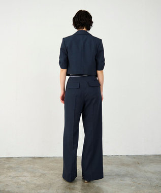 GRACE CONTINENTAL ショートテーラージャケット ネイビー