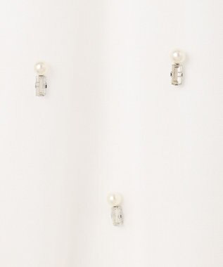 GRACE CONTINENTAL ビジューチュールトップ ホワイト