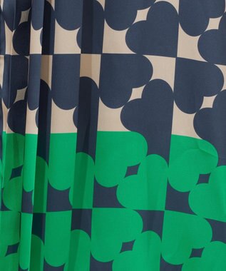 GRACE CONTINENTAL ハートラインボウタイワンピース ネイビー