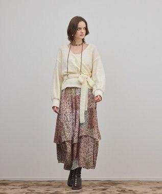 GRACE CONTINENTAL カシュクールニットトップ キナリ