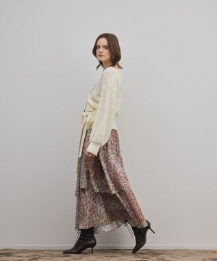 GRACE CONTINENTAL カシュクールニットトップ キナリ