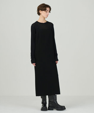 GRACE CONTINENTAL ストレートキャミワンピース ブラック