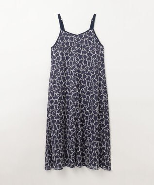 GRACE CONTINENTAL ラインハートキャミワンピース ネイビー