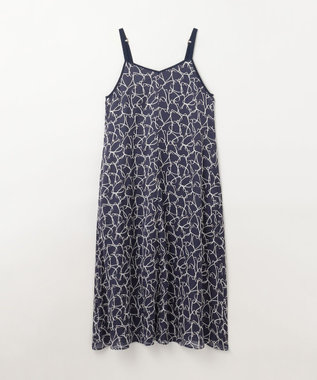 GRACE CONTINENTAL ラインハートキャミワンピース ネイビー