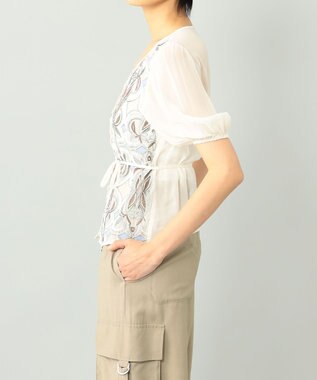 刺繍パフスリーブニットトップ / GRACE CONTINENTAL | GRACE