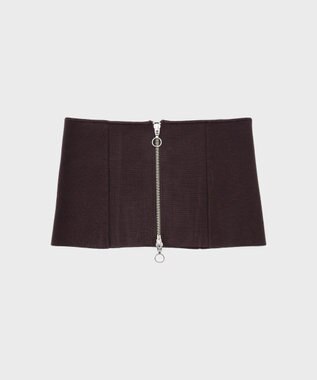 GRACE CONTINENTAL ニットベルト ブラウン