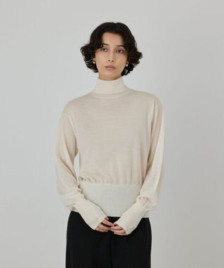 GRACE CONTINENTAL カシミヤ混ニットトップ