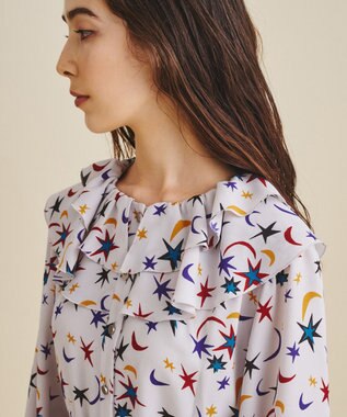 フリルカラープリントワンピース / GRACE CONTINENTAL | GRACE  