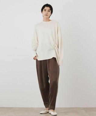 GRACE CONTINENTAL イレヘムブローチニットトップ キナリ