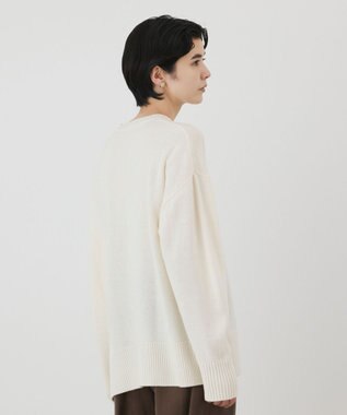 GRACE CONTINENTAL イレヘムブローチニットトップ キナリ